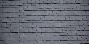 roof with slate shingles