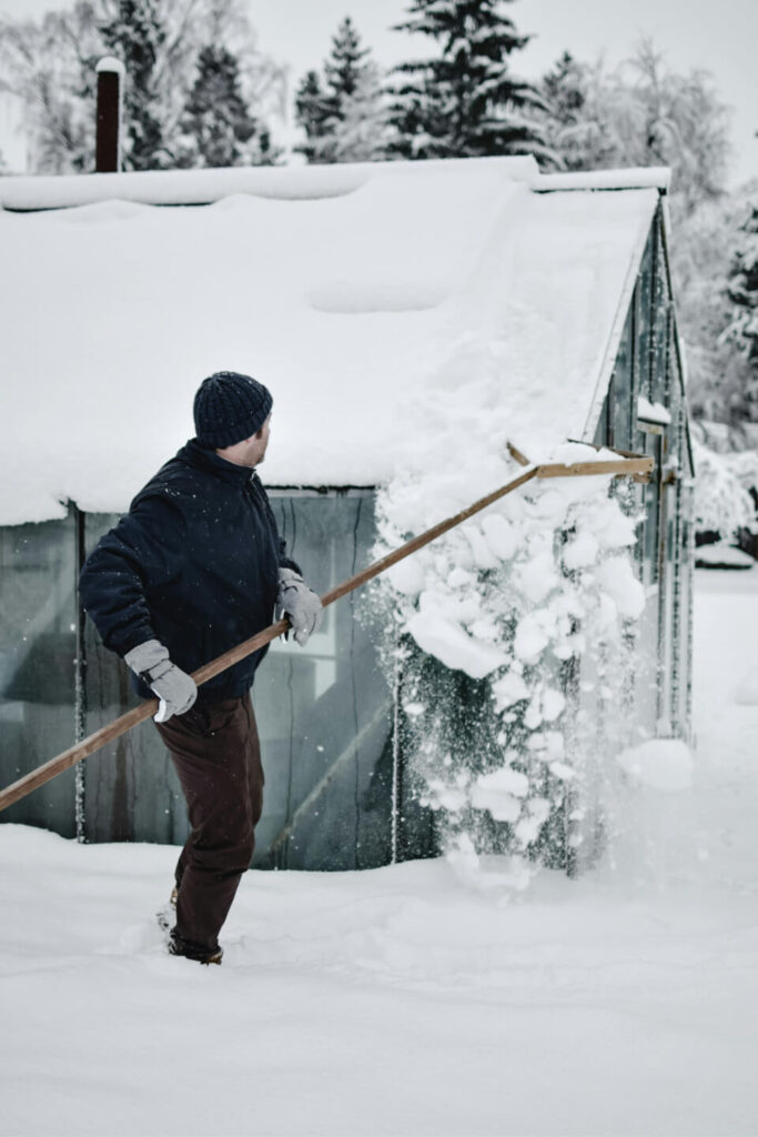 snow removal in process in Ontario