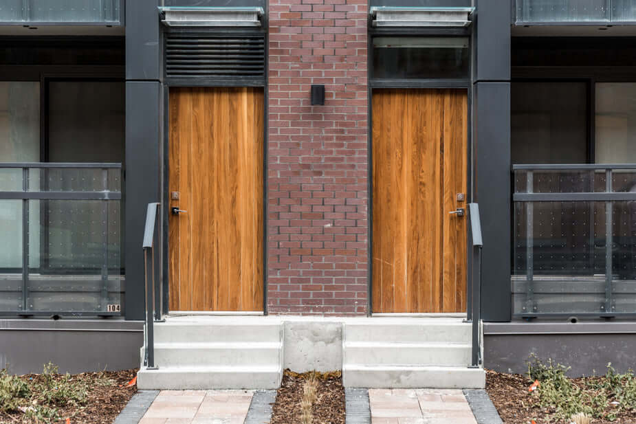 twin exterior doors that are energy star rated